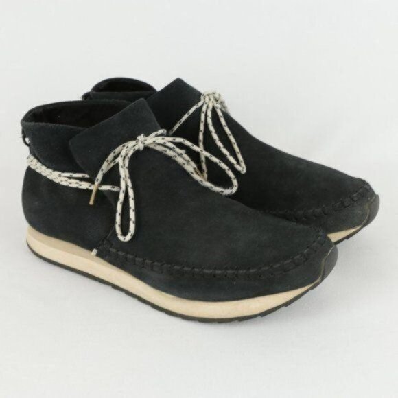 Toms Rio Women's Size 10 Blue Suede Mid Top Water Resistant Sneaker - Picture 1 of 9